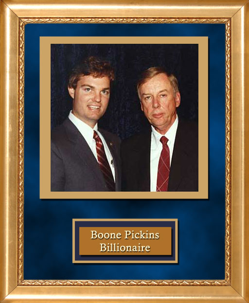 Craig Keeland with Boone Pickins, Billionaire