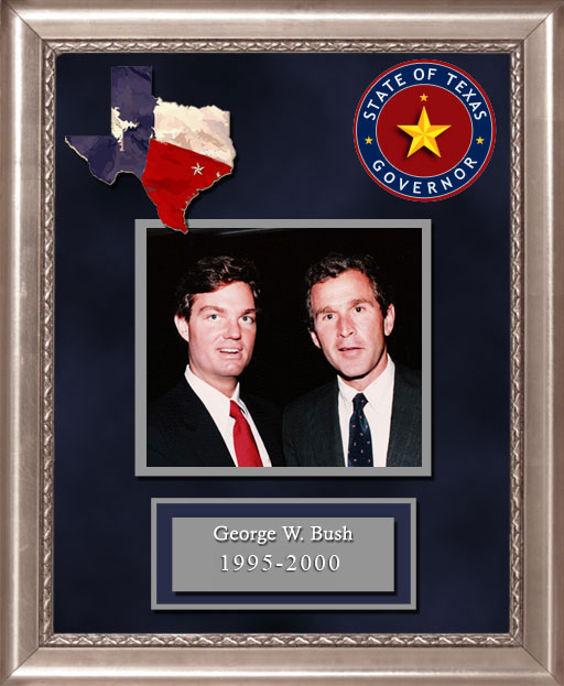 Craig Keeland with  George W. Bush Governor of Texas 1995 to 2000