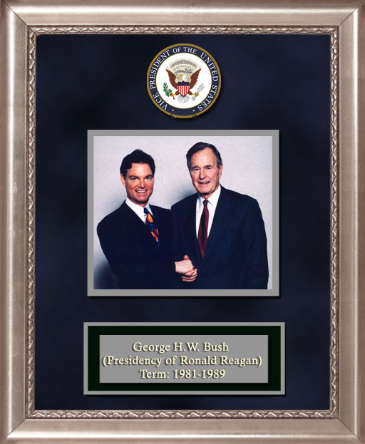 Craig Keeland with  George H. W. Bush (Presidency of Ronald Reagan) Vice President 1981 - 1989