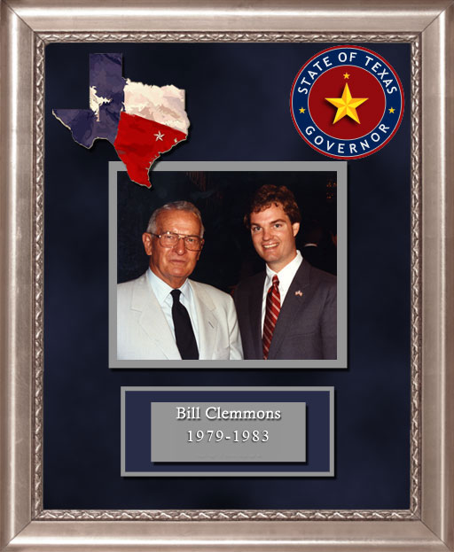 Craig Keeland with  Bill Clemmons Governor of Texas 1979 to 1983