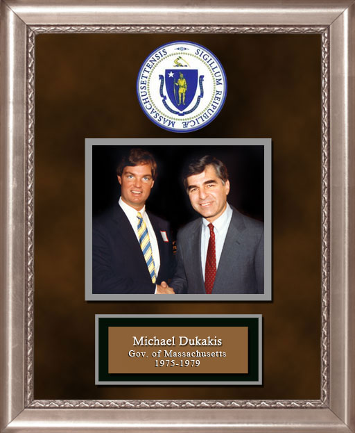 Craig Keeland with  Michael Dukakis Governor of Massachusetts 1975 - 1979