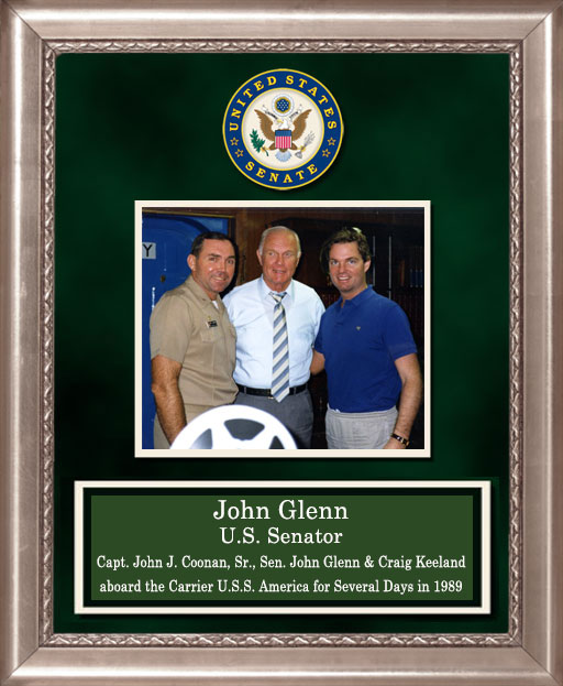 Craig Keeland with  John Glenn U.S. Senator