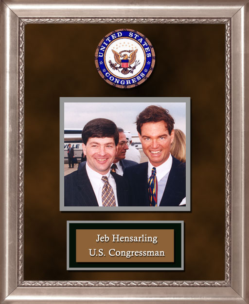 Craig Keeland with  U.S. Congressman Jeb Hensarling