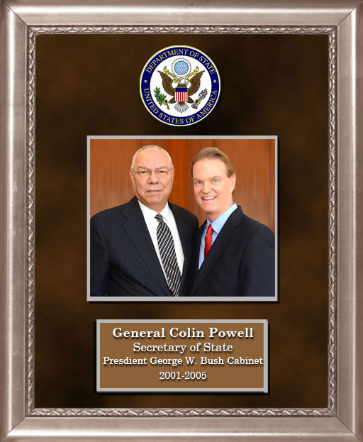 Craig Keeland with Colin Powell, former U.S. Secretary of State