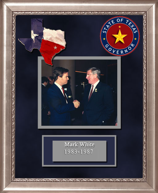 Craig Keeland with  Mark White Governor of Texas 1983 to 1987