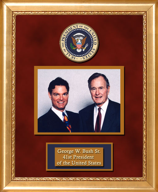 Craig Keeland with  George W. Bush Sr. 41st President of the U.S.