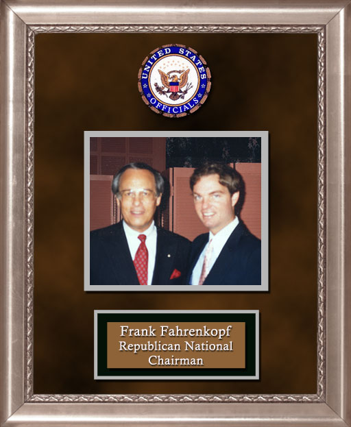 Craig Keeland with  Frank Fahrenkopf Republican National Chairman