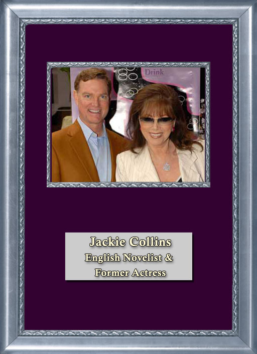 Craig Keeland with English Novelist and Former Actress Jackie Collins