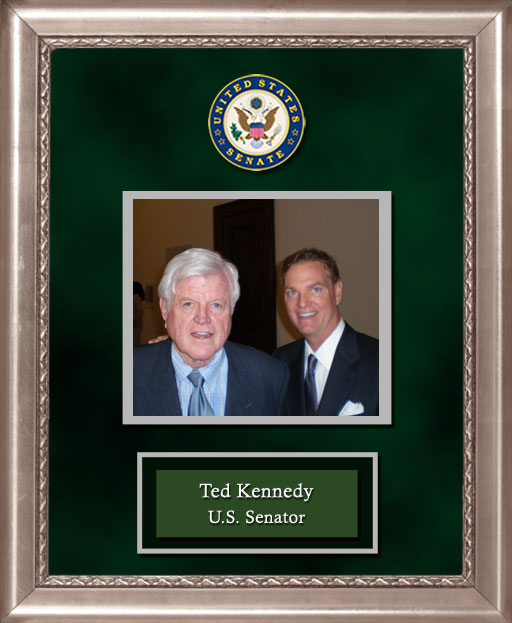 Craig Keeland with  U.S. Senator Ted Kennedy