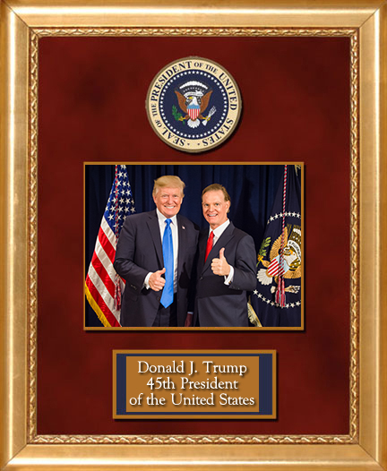 Craig Keeland with  Donald Trump 45th President of the U.S.