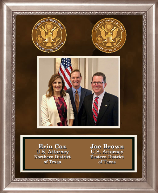 Craig Keeland with U.S. Attorneys Erin Cox & Joe Brown